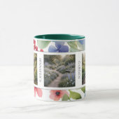 Create your own garden photos monogrammed tasse (Zentrum)