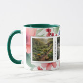 Create your own garden photos monogrammed tasse (Links)