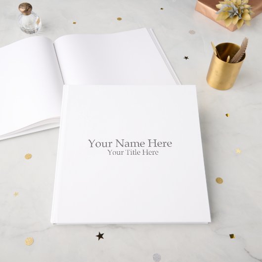 Create Your Own Gästebuch (Vorderseite Offen)