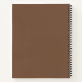 Create Your Own Gilded Asian Beige Brown Notizblock (Rückseite)