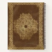 Create Your Own Gilded Camel Brown Notebook Notizblock (Rückseite)