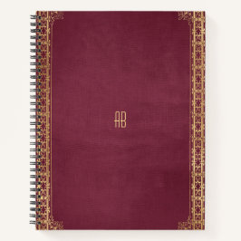 Create Your Own Gilded Fuschia Notebook Notizblock