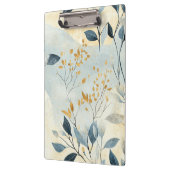 Create Your Own Gold Floral Minimalist Klemmbrett (Links)