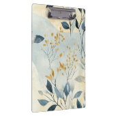 Create Your Own Gold Floral Minimalist Klemmbrett (Rechts)