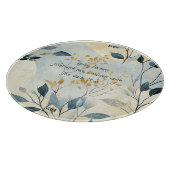 Create Your Own Gold Floral Minimalist Schneidebrett (Ecke)