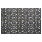 Create Your Own Gold Magic Symbols Black Stoff (Fat Quarter (45,7 x 55,9 cm))