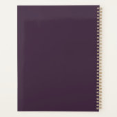 Create Your Own Gold Pentacles Moon Purple Planer (Rückseite)