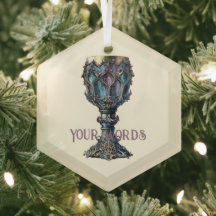 Create Your Own Gold Rimmed Blue Chalice