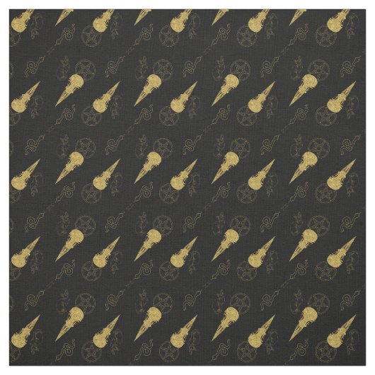 Create Your Own Gold Ritual Symbols Black Stoff (Muster)