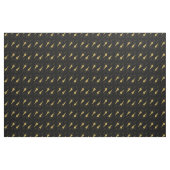 Create Your Own Gold Ritual Symbols Black Stoff (Fat Quarter (45,7 x 55,9 cm))