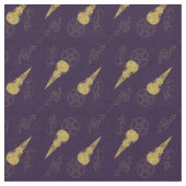 Create Your Own Gold Ritual Symbols Purple Stoff (Nahaufnahme)