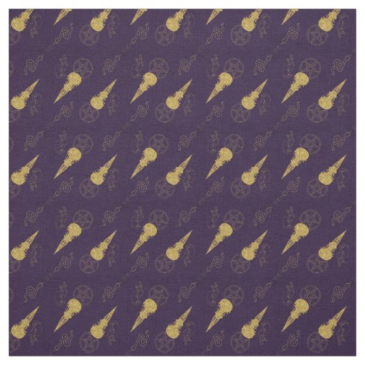 Create Your Own Gold Ritual Symbols Purple Stoff (Muster)