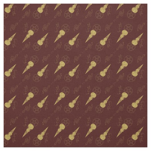 Create Your Own Gold Ritual Symbols Red Stoff (Muster)