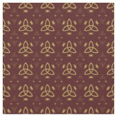 Create Your Own Gold Triquetra Moon Goddess Red Stoff (Nahaufnahme)