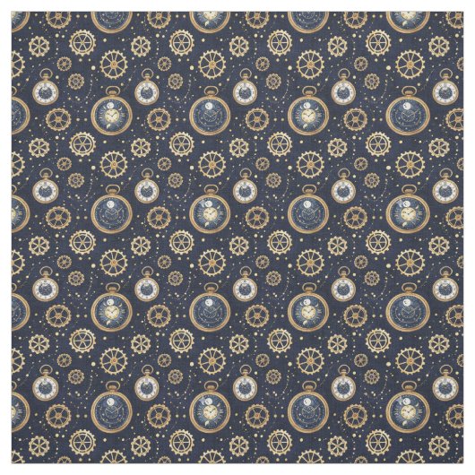 Create Your Own Golden Gears Watches Blue Stoff (Muster)