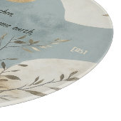 Create Your Own Golden Moon Floral Minimalist Schneidebrett (Ecke)