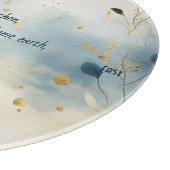 Create Your Own Golden Summer Leaves Minimalist Schneidebrett (Ecke)