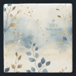 Create Your Own Golden Summer Leaves Minimilist Steinuntersetzer<br><div class="desc">This coaster features enchanting artwork that you can customize by personalizing them to decorate your home & ritual space or for every day use. Perfect for adding a personal touch to any handfasting, wedding, or special occasion, they also make terrific gifts for friends, family & your sister witches. Inspired by...</div>