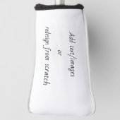 Create Your Own Golf Headcover (Rotieren 90)