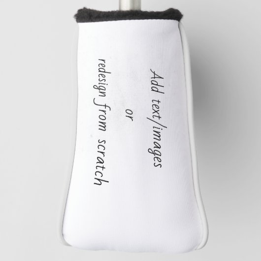 Create Your Own Golf Headcover (Rotieren 90)