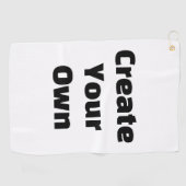 Create Your Own  Golfhandtuch (Horizontal)