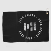 Create Your Own Golfhandtuch (Horizontal)