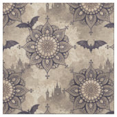 Create Your Own Gothic Bats Mandalas Stoff (Nahaufnahme)