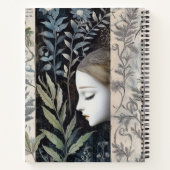 Create Your Own Hedge Witch Floral Botanical Notizblock (Rückseite)