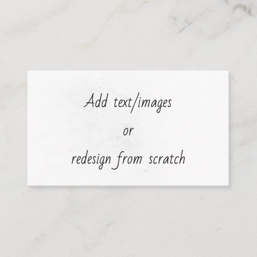 Create Your Own Hinweiskarte (Vorderseite)