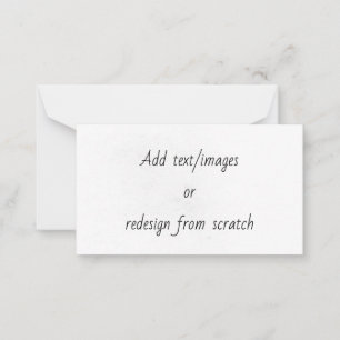 Create Your Own Hinweiskarte