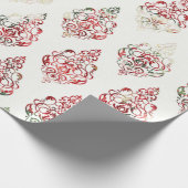 Create Your Own Holiday Damask Geschenkpapier (Ecke)