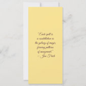 Create Your Own Honey Bear Enclave Bookmark Card (Rückseite)