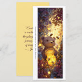 Create Your Own Honey Bear Enclave Bookmark Card (Vorne/Hinten)