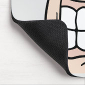 Create your own humor artwork funny cartoon mousepad (Ecke)