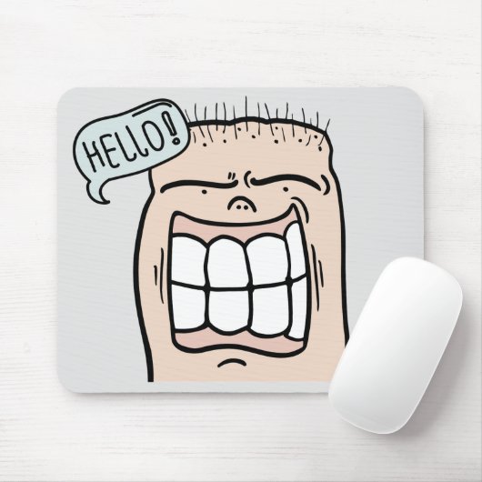 Create your own humor artwork funny cartoon mousepad (Mit Mouse)