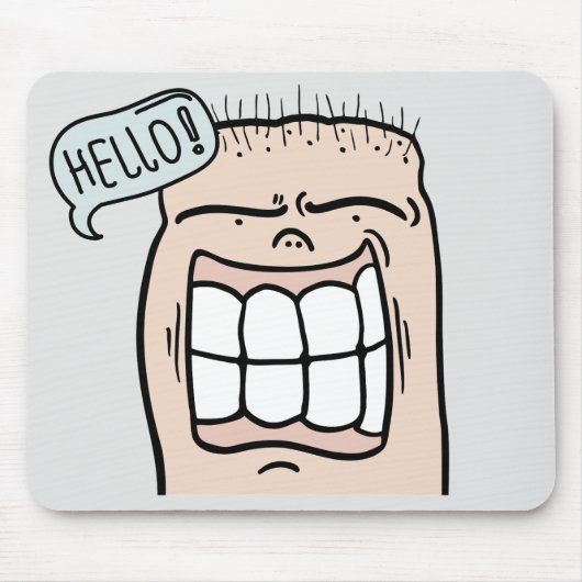 Create your own humor artwork funny cartoon mousepad (Vorne)