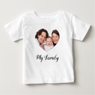 Create Your Own I love My family Valentine's Day Baby T-shirt