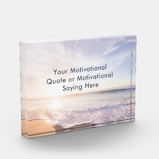 Create Your Own Inspirational Photo Quote Beach Fotoblock (Links)
