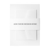 Create Your Own Invitation Belly Band (Vorderseite Beispiel)