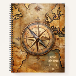 Create Your Own Journey Compass Rose Notizblock