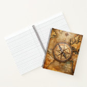 Create Your Own Journey Compass Rose Notizblock (Innenseite)