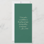 Create Your Own Jungle Capybaras Bookmark Card (Rückseite)