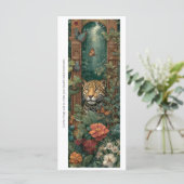 Create Your Own Jungle Cheetah Bookmark Card (Stehend Vorderseite)