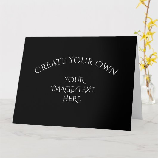 Create Your Own Karte (Gelbe Blume)