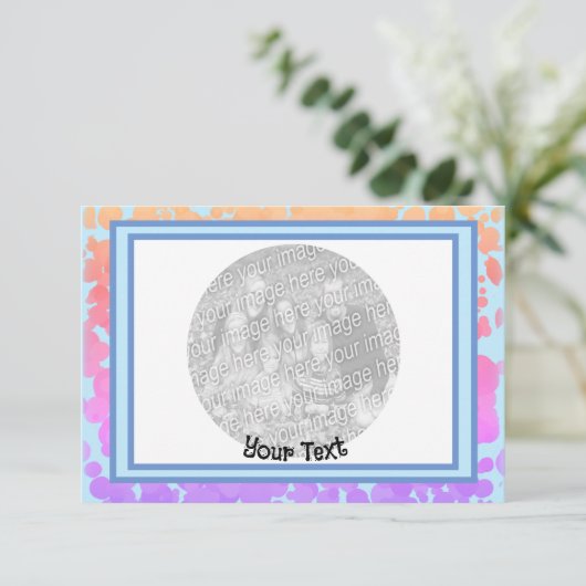 Create Your Own kids Birthday Invitation Einladung (Stehend Vorderseite)