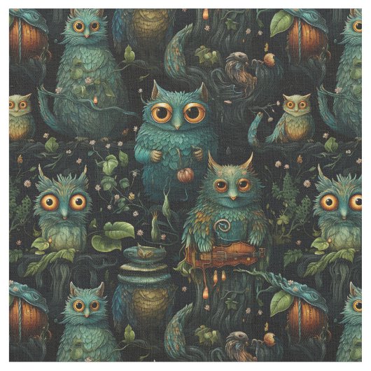 Create Your Own Kooky Goblins Black Stoff (Nahaufnahme)