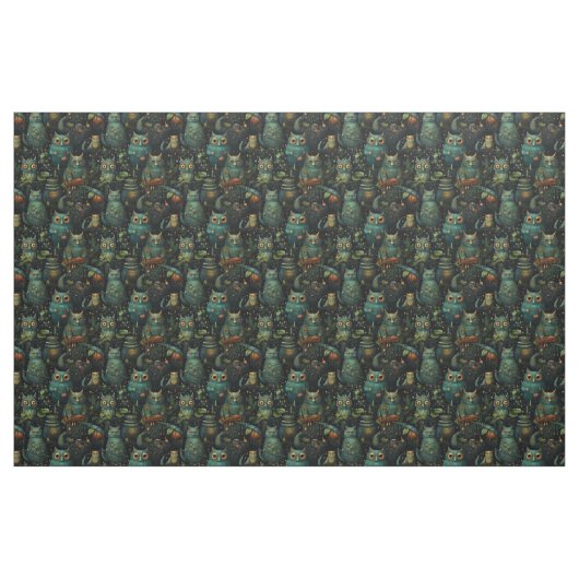 Create Your Own Kooky Goblins Black Stoff (Fat Quarter (45,7 x 55,9 cm))