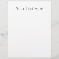 Create Your Own Letterhead Paper, Size: 8.5"x 11" Briefkopf
