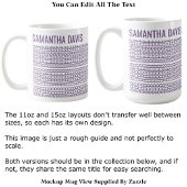 Create Your Own Long Hidden Message & Name 151PW Kaffeetasse