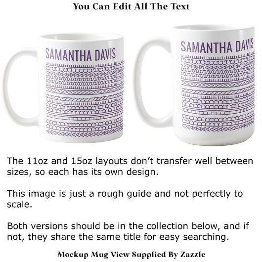 Create Your Own Long Hidden Message & Name 151PW Kaffeetasse